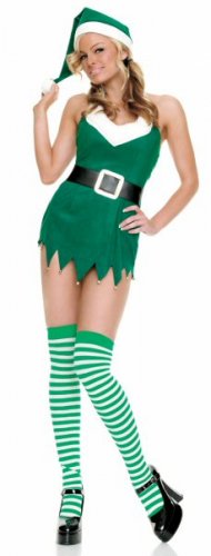 3 Piece Sexy Christmas Elf Costume