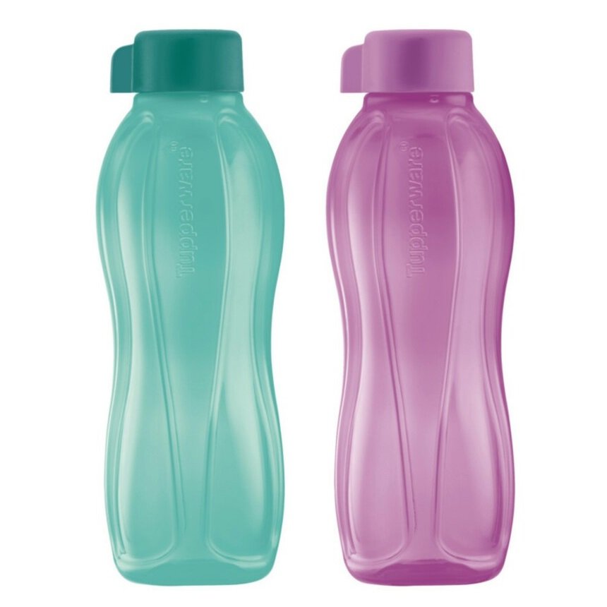 Tupperware Eco Bottle Drinking Bottle 750ML (Green & Purple)