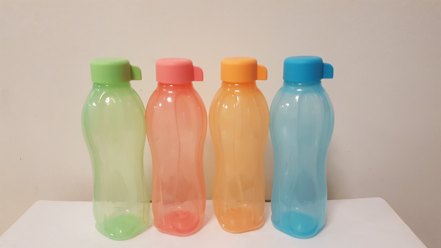 Tupperware Eco Bottle Drinking Bottle 500ML (set of 4)