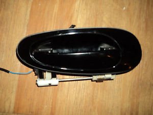 PORSCHE BOXTER RIGHT EXTERIOR OUTSIDE DOOR HANDLE WITH BRACKET BLACK