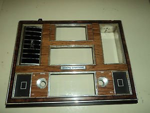 81 Cadillac Seville Int Dash Trim Radio Bezel A/C Vent Used 80 81 82 84 85