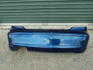 02-05 MERCEDES BENZ C230 2DR COUPE LIGHT BLUE REAR BUMPER W/REINFORCEMENT OEM