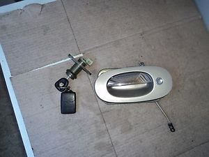 99 JAGUAR XJ XJ8 driver outside door handle and trunk lock cylinder with key