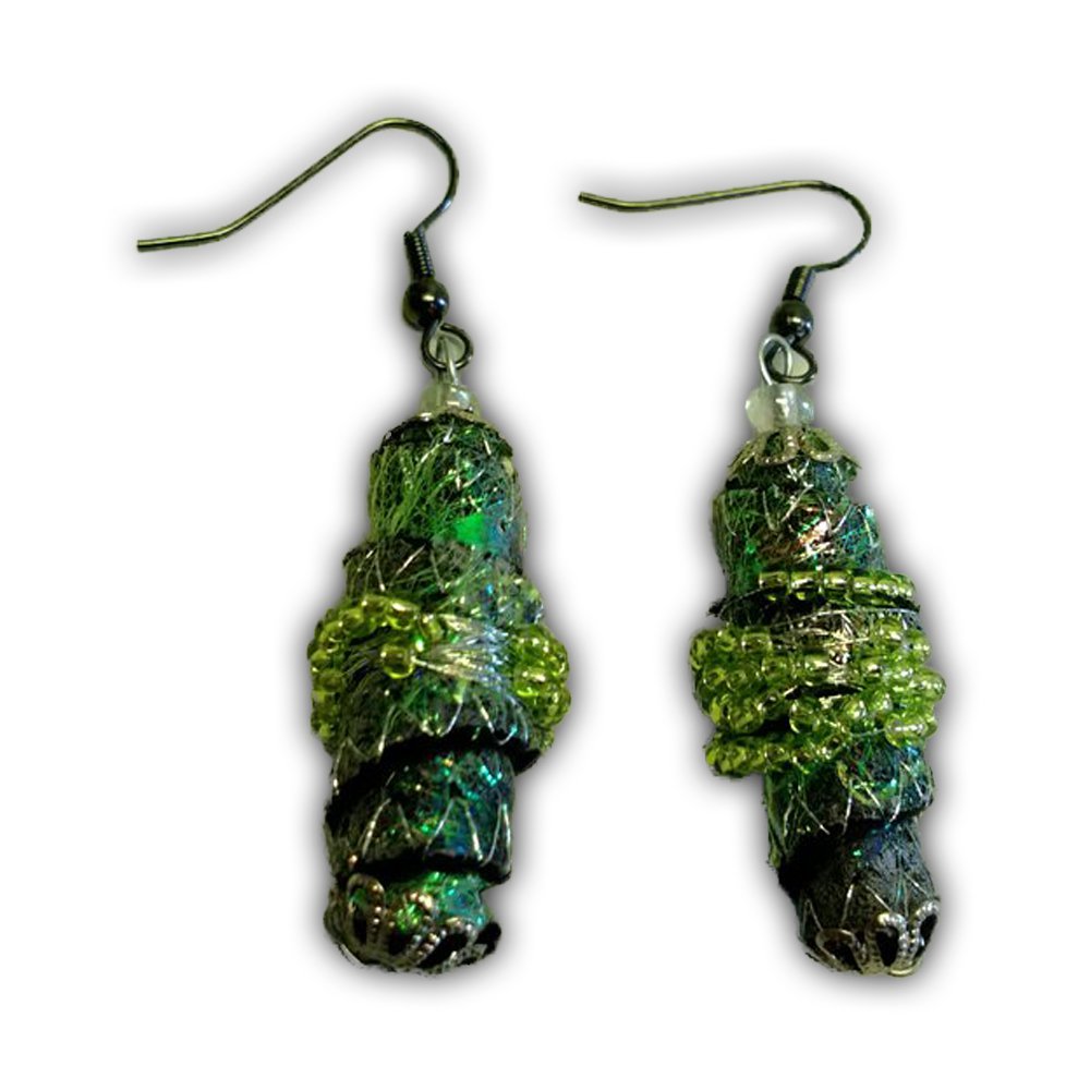 Textile Earrings