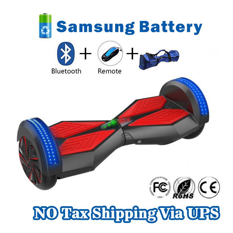 8 inches Bluetooth Hoverboard Self Balancing Scooter with LED