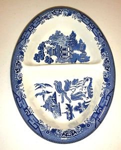 CHURCHILL FINE ENGLISH TABLEWARE DIVIDED SERVING BOWL