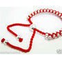RED FRIENDSHIP BRACELET ADJUSTABLE CHARM