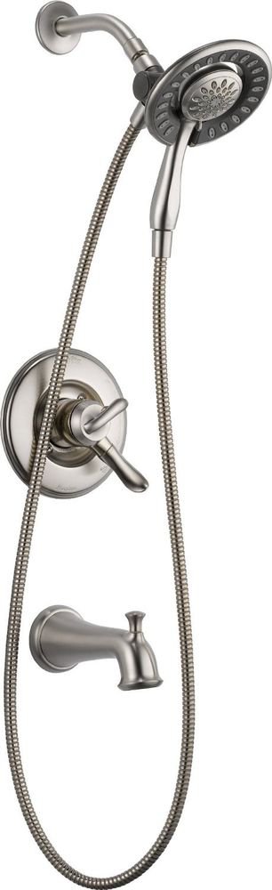 Delta T17494-SS-I Linden Monitor 17 Series Trim Shower Only Tub Shower With C