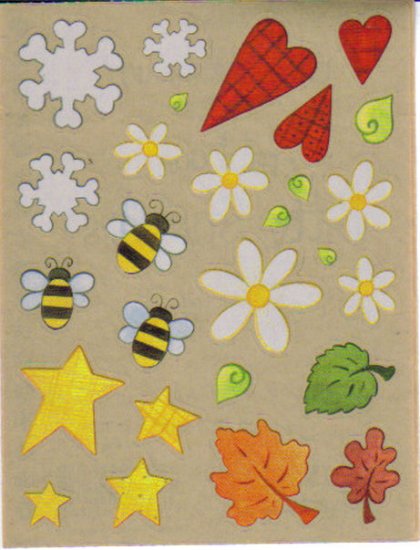 Provo Craft Thru the Years Bitty Stickers