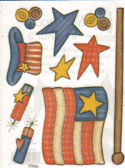 Provo Craft 4th of July Watercolor Stickers