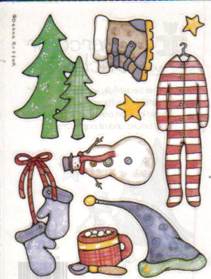 Provo Craft Watercolor Stickers Winter