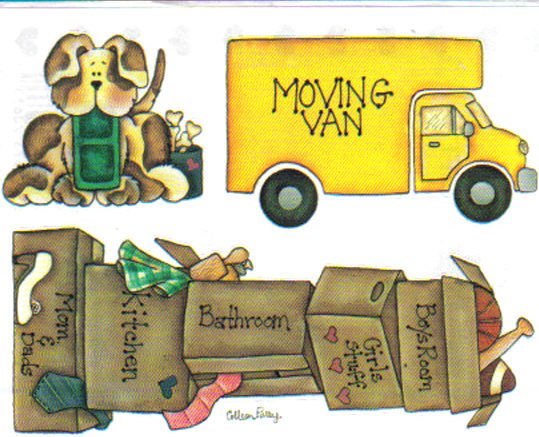 Provo Craft Stickers We're Moving
