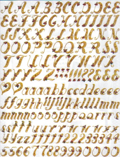 Colorbok Lace Alphabet