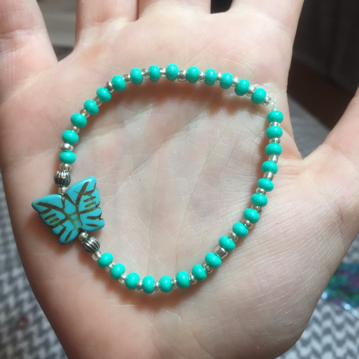 Blue Butterfly Bracelet