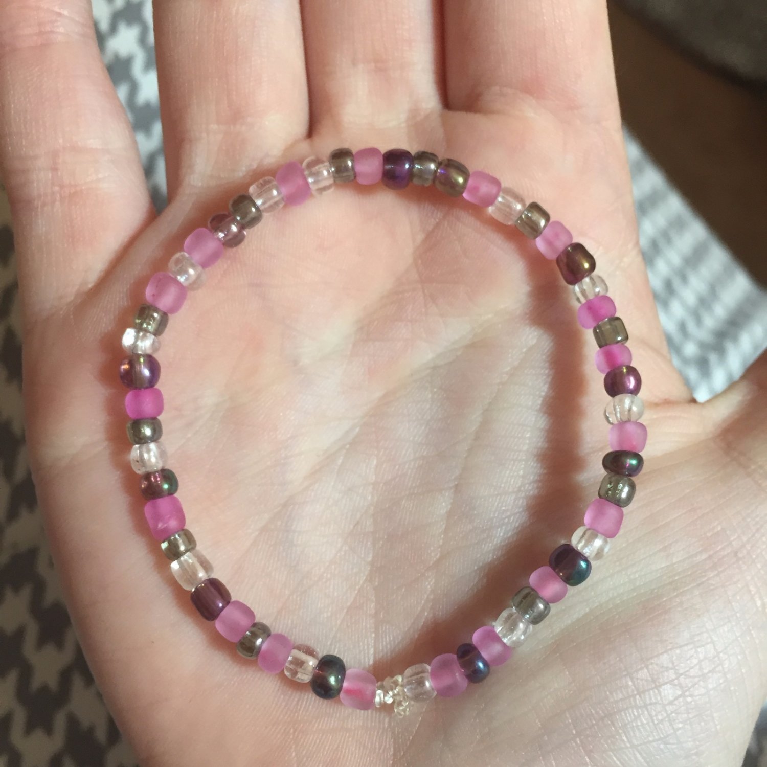 Pink Multi-colored Bracelet