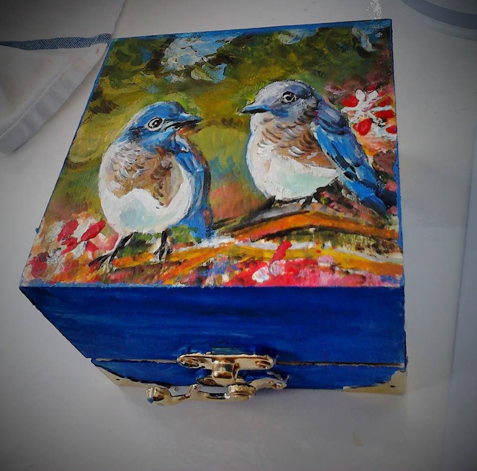 Birds jewelry box