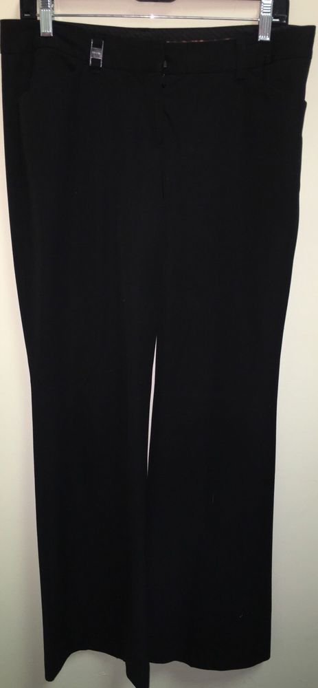 Women's Black Size 8 R Express Editor Dress Pants