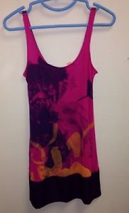 Women's XXS Express pink Purple And Black Tank Top