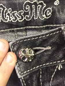 Miss Me Jeans Women's Jp4369-4 Size 26 Black Jeans