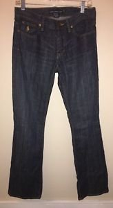 Women's Size 28 Nwot Ralph Lauren Sport Dark Wash Jeans Boot Cut