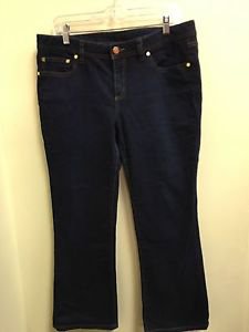 Womens Size 32 Dark Wash Boot Cut Tory Burch Jeans