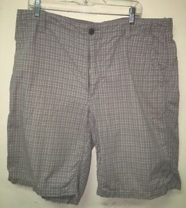 Men's Size 36 Tan Plaid Express Casual Shorts