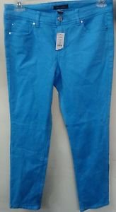WHITE HOUSE BLACK MARKET BLANC sky blue Slim Ankle Jeans Size 8R