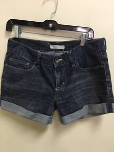 Ladies Size 5 Dark Wash Bullhead Jean Shorts