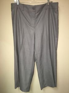 Women's Bogari Regular Rise Dress Capris Gray Size 16.