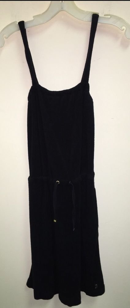 Petite Black Juicy Couture Terry Dress/ Swim Suit Cover Up