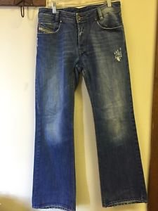 Mens Jeans Size 30/32 Diesel Industry Denim Division Button Fly Jeans