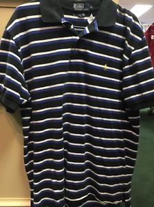 Men's Polo Ralph Lauren Striped Short Sleeve Shirt. Size Extra Large
