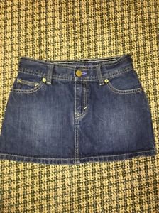 77 Girls By American Eagle Dark Wash Size 10 Denim Jean Skirt