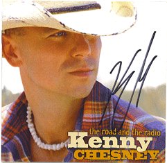 NEW AUTOGRAPHED KENNY CHESNEY CD ROAD AND RADIO SIGNED