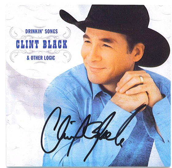 AUTOGRAPHED Clint Black HOF Signed CD