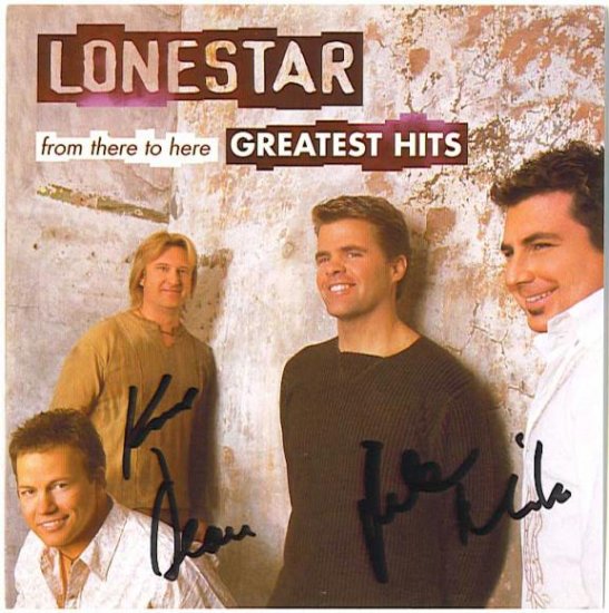 AUTOGRAPHED LONESTAR GREATEST HITS CD Signed ON SALE