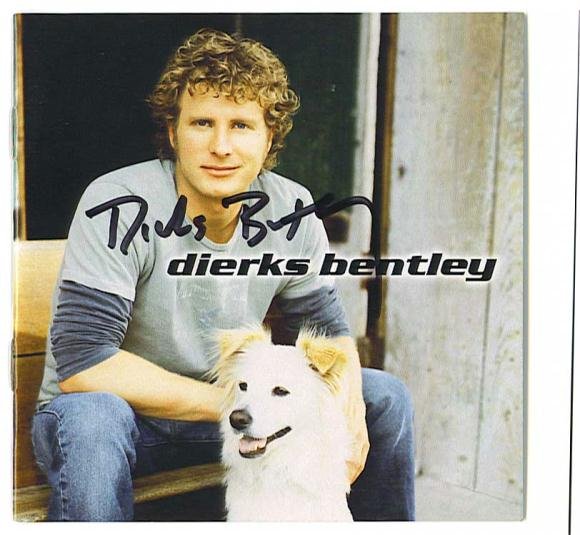 AUTOGRAPHED DIERKS BENTLEY DEBUT CD Signed