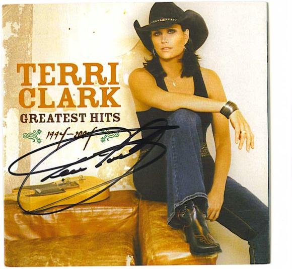 AUTOGRAPHED TERRI CLARK GREATEST HITS CD Signed RARE