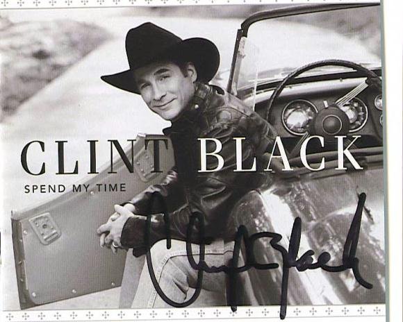 AUTOGRAPHED CLINT BLACK CD Signed RARE HOF