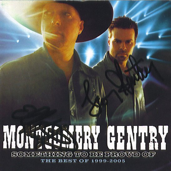 Autographed MONTGOMERY GENTRY Greatest Hits CD NEW