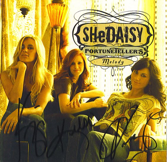 SHeDAISY AUTOGRAPHED FORTUNETELLERS MELODY CD SIGNED