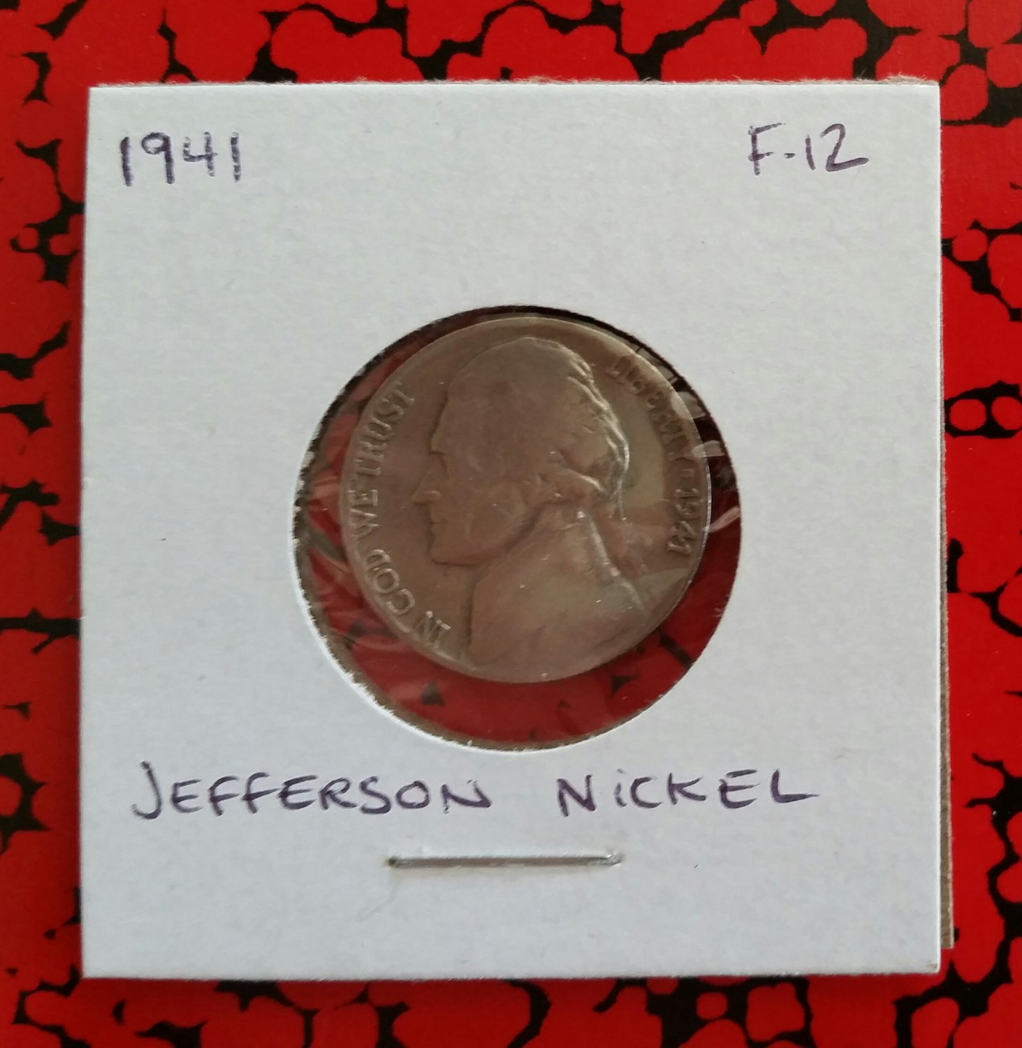 1941 F-12 Nickel Jefferson