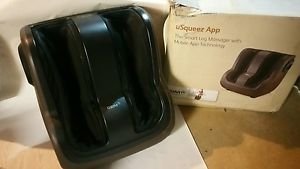 BROOKSTONE OSIM uSqueez App-Controlled Foot & Calf Massager OS-322IV