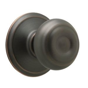 SCHLAGE LOCK CO F170VGEO716 Georgian Dummy Knob, Bronze
