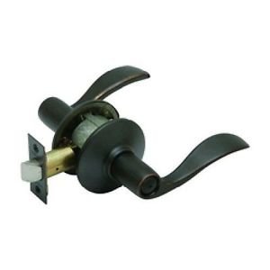 Schlage Lock F40VACC716 Accent Lever Privacy Lockset-ABRZ ACCENT PRIVCY LEVER