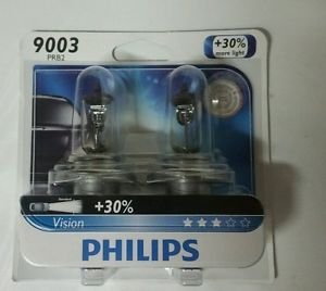 Philips 9003 Vision Upgrade Headlight Bulb (Pack of 2) PBR2