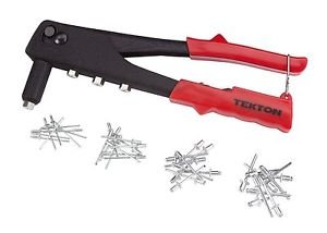 TEKTON 6555 Hand Rivet Gun with 40-pc. Rivets 3/32" - 3/16"
