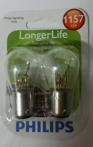 Philips 1157 Long Life Bulbs Front Directional Signal & Parking Light OEM DOT B2