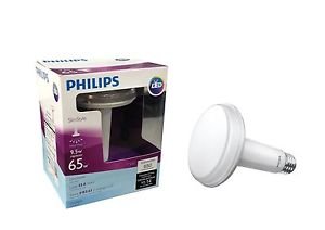 Philips 452466 65 Watt Equivalent Slim Style BR30 LED Dimmable Daylight Light...