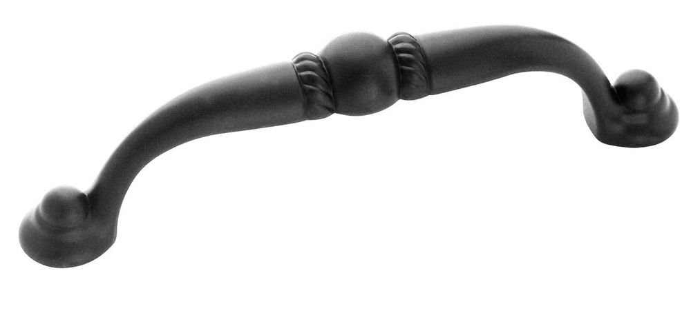 Amerock BP53021FB Allison Value Hardware Pull, Flat Black, 4-1/4-Inch